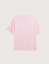 GERTRUDE T-shirt Enfant Manches Courtes Little Leonce Logo Rose Blush