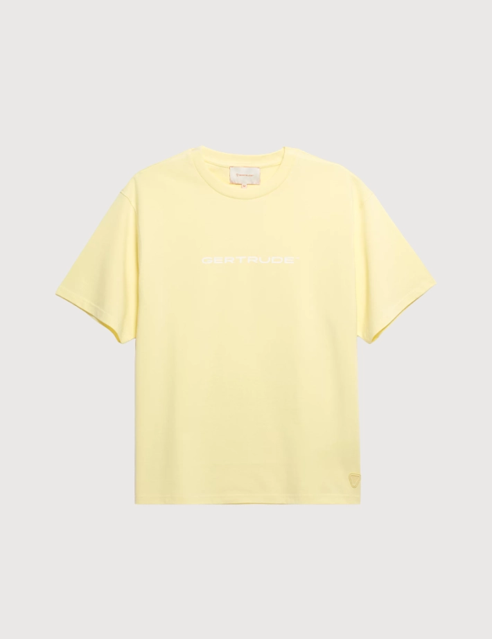 GERTRUDE T-shirt Enfant Manches Courtes Little Leonce Jaune Clair Poussin