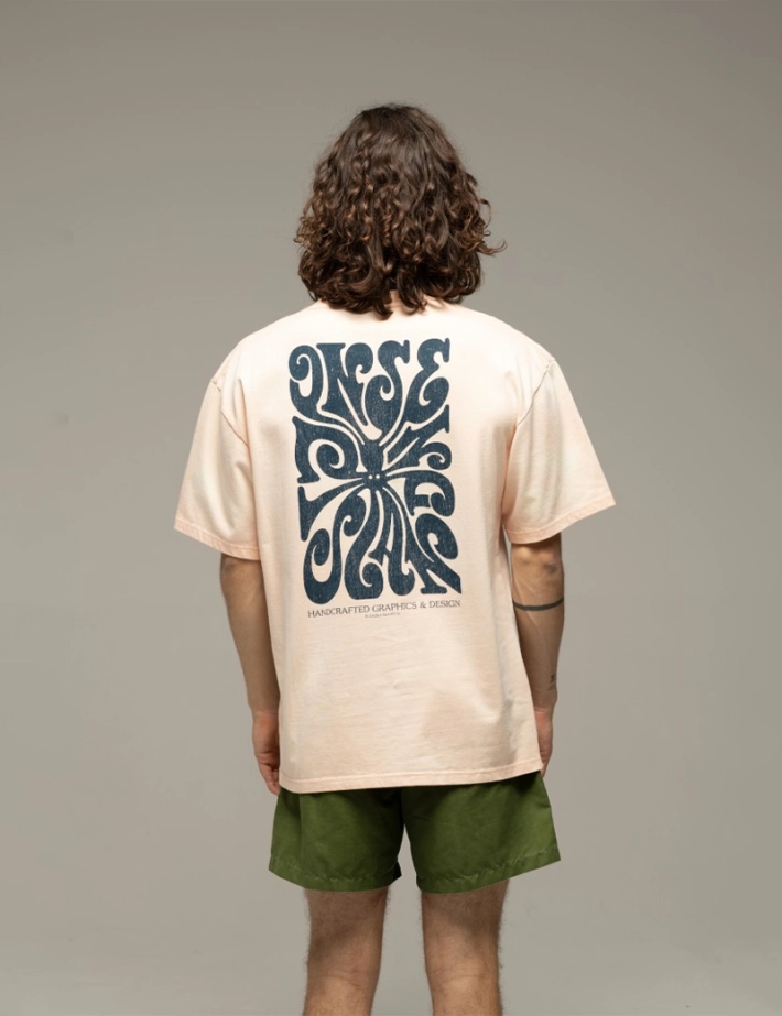 Jonsen Island T-Shirt Homme Manches Courtes Confort The Artist 2 Peach - 2