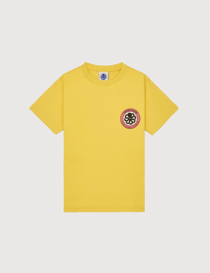 Jonsen Island T-Shirt Enfant Manches Courtes Classic Authentic Jaune - 4