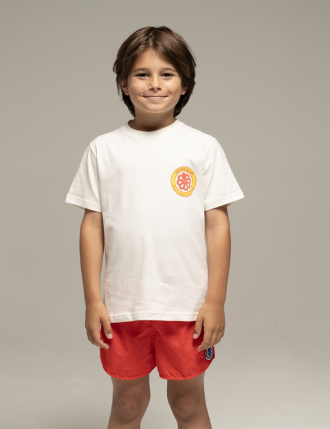 Jonsen Island T-Shirt Enfant Manches Courtes Classic Authentic Beige - 3