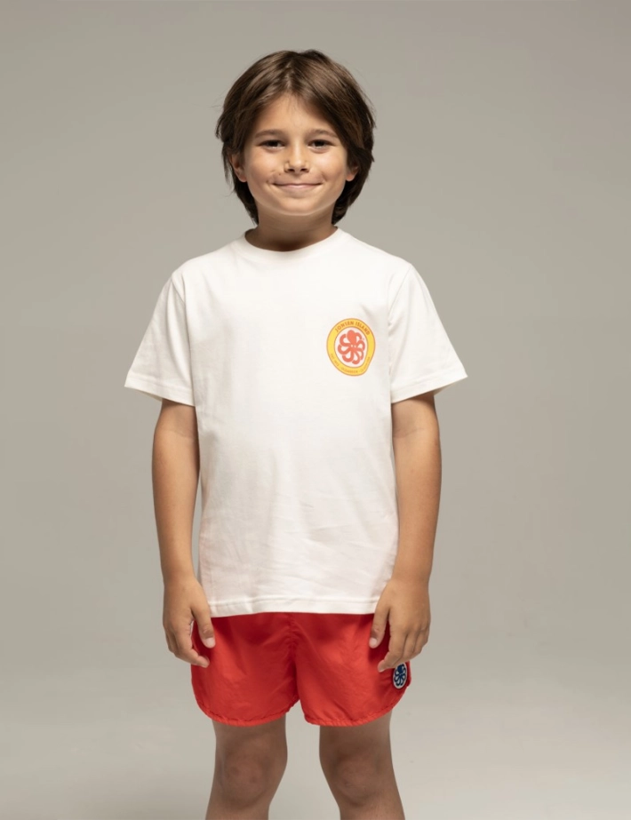 Jonsen Island T-Shirt Enfant Manches Courtes Classic Authentic Beige - 3