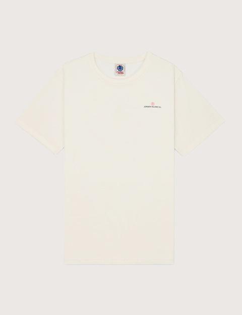 Jonsen Island T-Shirt Mixte Manches Courtes Authentic Diamond Beige - 3