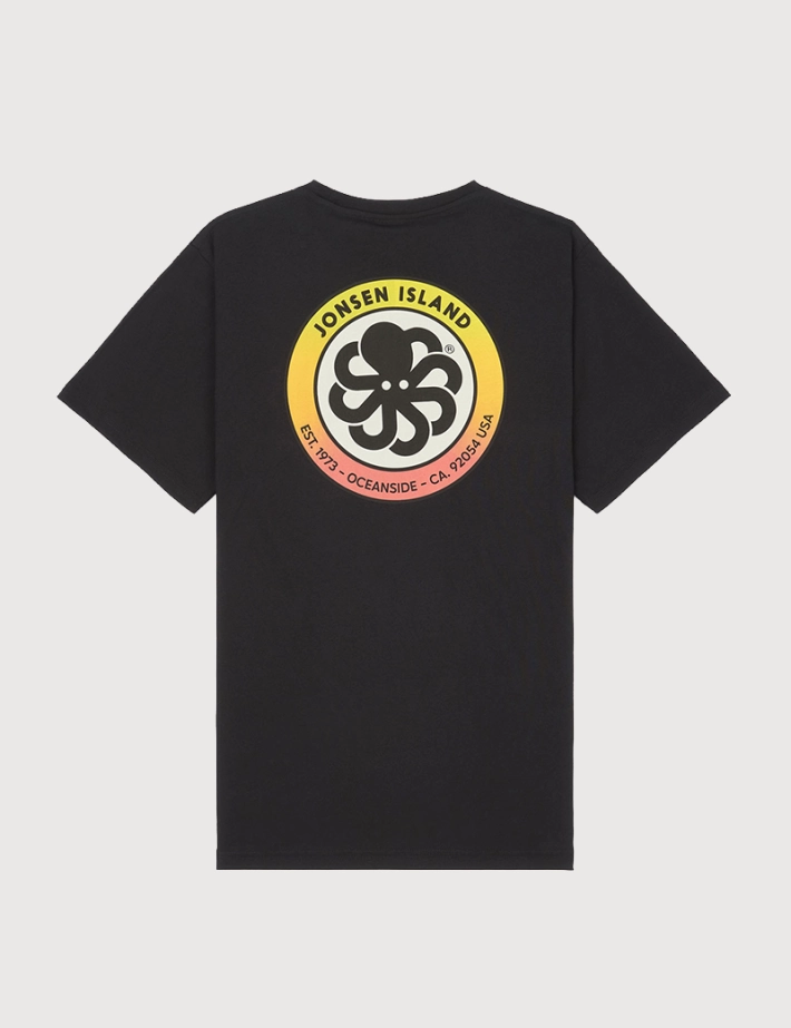 Jonsen Island T-Shirt Homme Logo Coeur Classic Authentic Noir