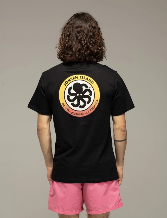 Jonsen Island T-Shirt Homme Logo Coeur Classic Authentic Noir - 2