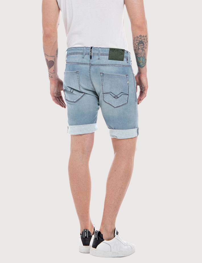 REPLAY Short Homme Coupe Tapered en Jean 010 - 2