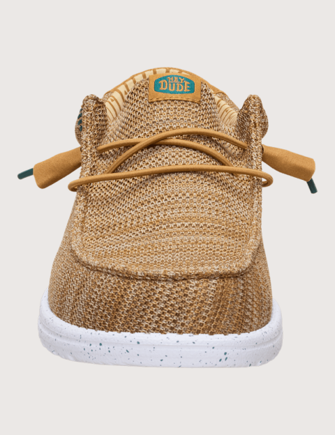Hey Dude Chaussures Homme en Toile Wally Stretch Sox Marron - 7