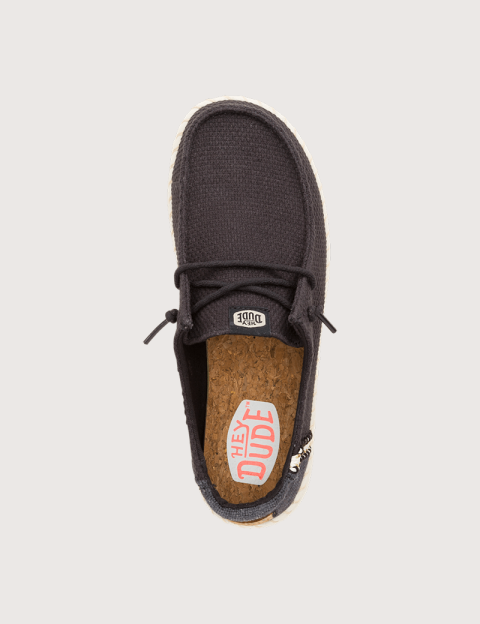 Hey Dude Espadrilles Femme Wendy en Toile Noir - 3