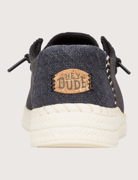 Hey Dude Espadrilles Femme Wendy en Toile Noir - 7
