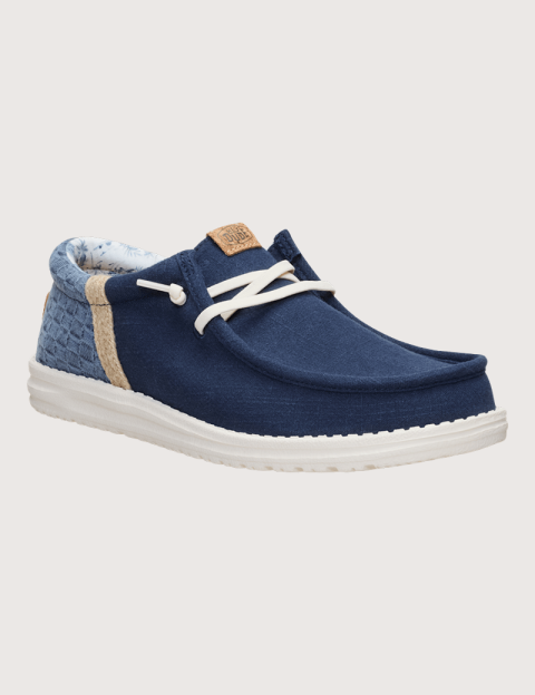Hey Dude Chaussures Homme en Toile Wally Funk Summer Stich Marine - 4