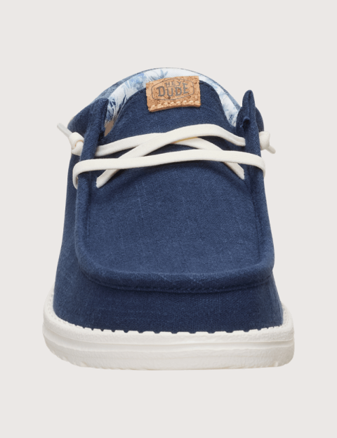 Hey Dude Chaussures Homme en Toile Wally Funk Summer Stich Marine - 5