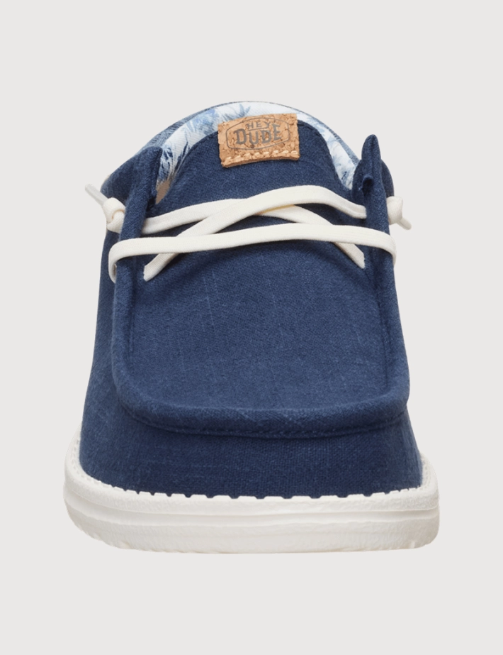 Hey Dude Chaussures Homme en Toile Wally Funk Summer Stich Marine - 5