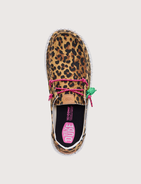 Hey Dude Chaussures Femme Wendy  Getaway en Toile Léopard - 3