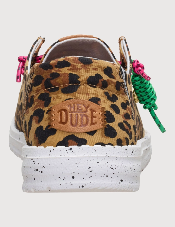 Hey Dude Chaussures Femme Wendy  Getaway en Toile Léopard - 6