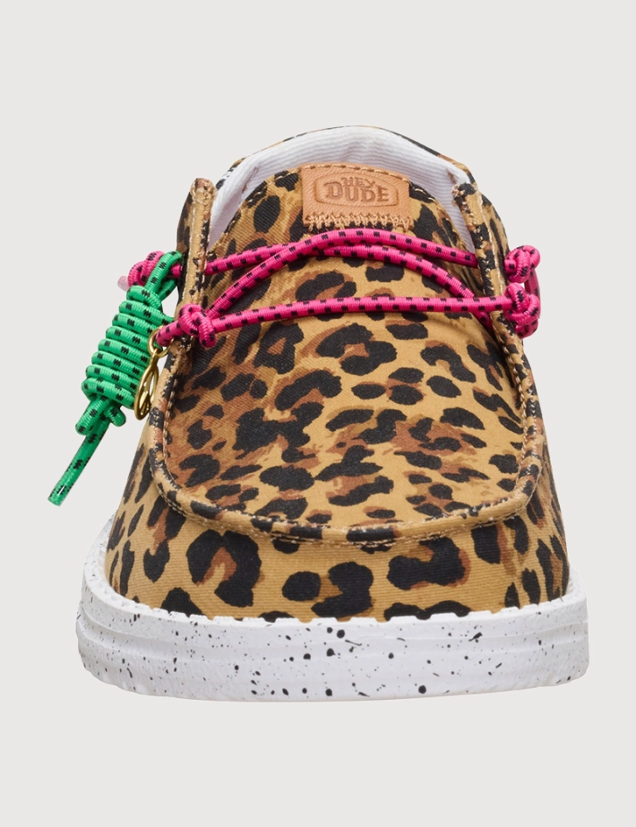 Hey Dude Chaussures Femme Wendy  Getaway en Toile Léopard - 5