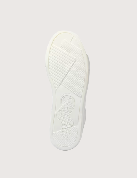 BUFFALO Baskets Femme Compensées Paired Blanc - 5