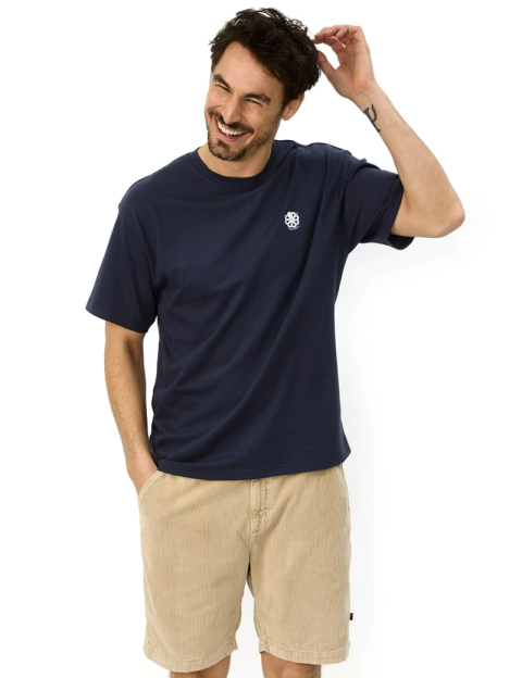 Jonsen Island T-Shirt Mixte Manches Courtes Classic Marlo Marine - 3