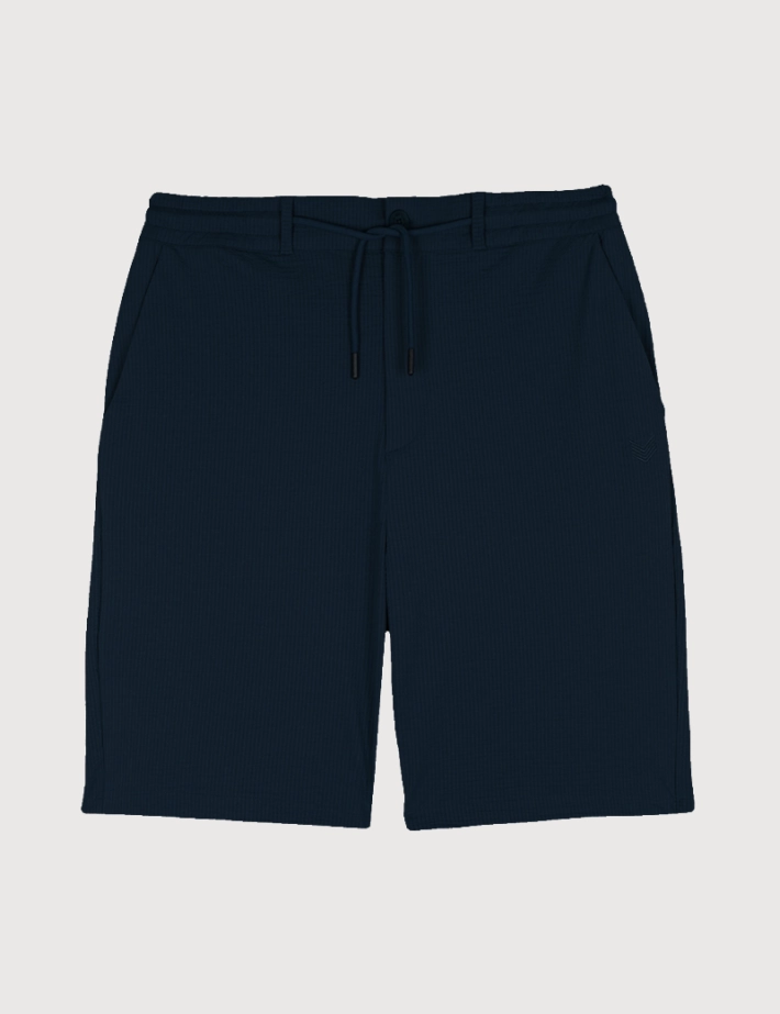 HBT Summer Chic Waffle | Dario Short Bermuda Marine
