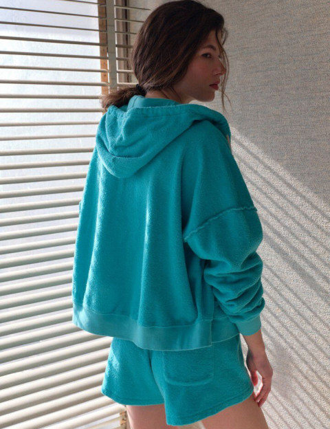 American Vintage Short Court Femme Bobypark Turquoise - 6