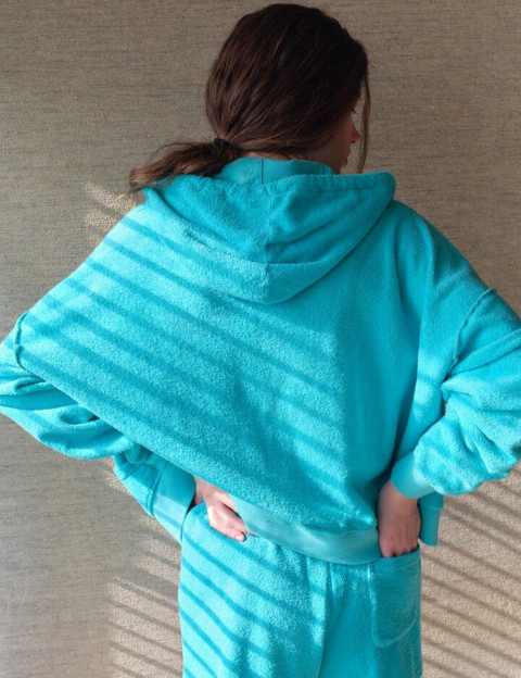 American Vintage Short Court Femme Bobypark Turquoise - 7