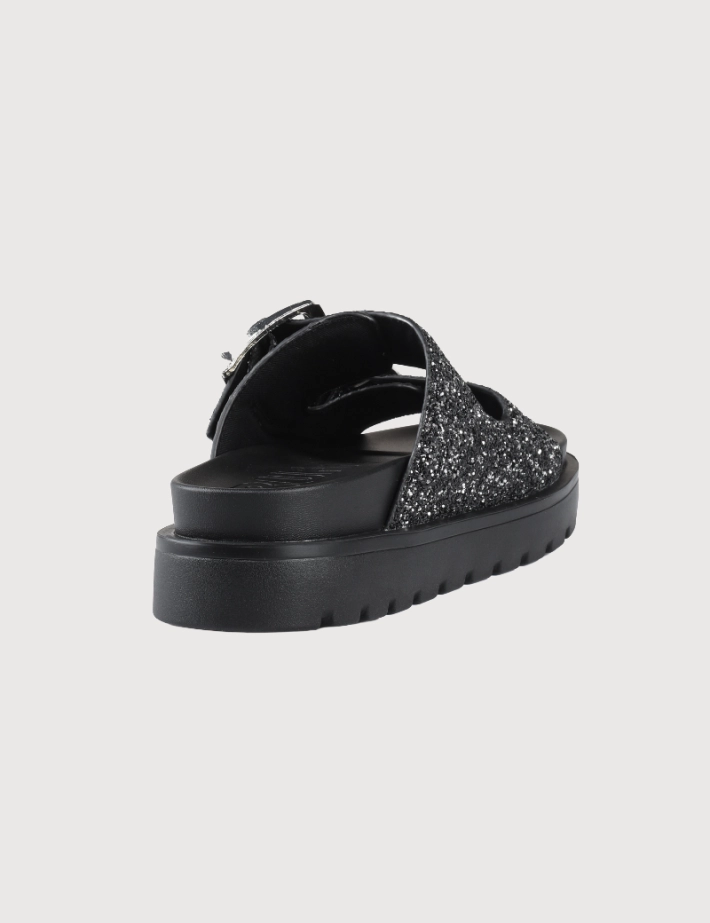 BUFFALO Sandales Femme Double Bride Raya Ari Glam Noir - 3