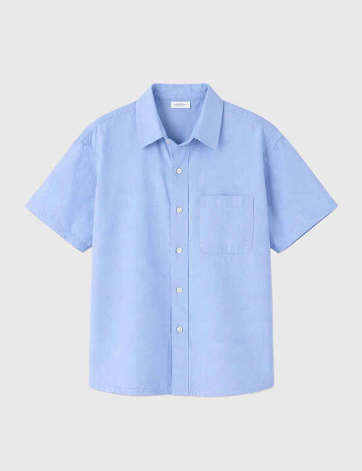 American Vintage Chemise Femme Feoly Bleu Azur
