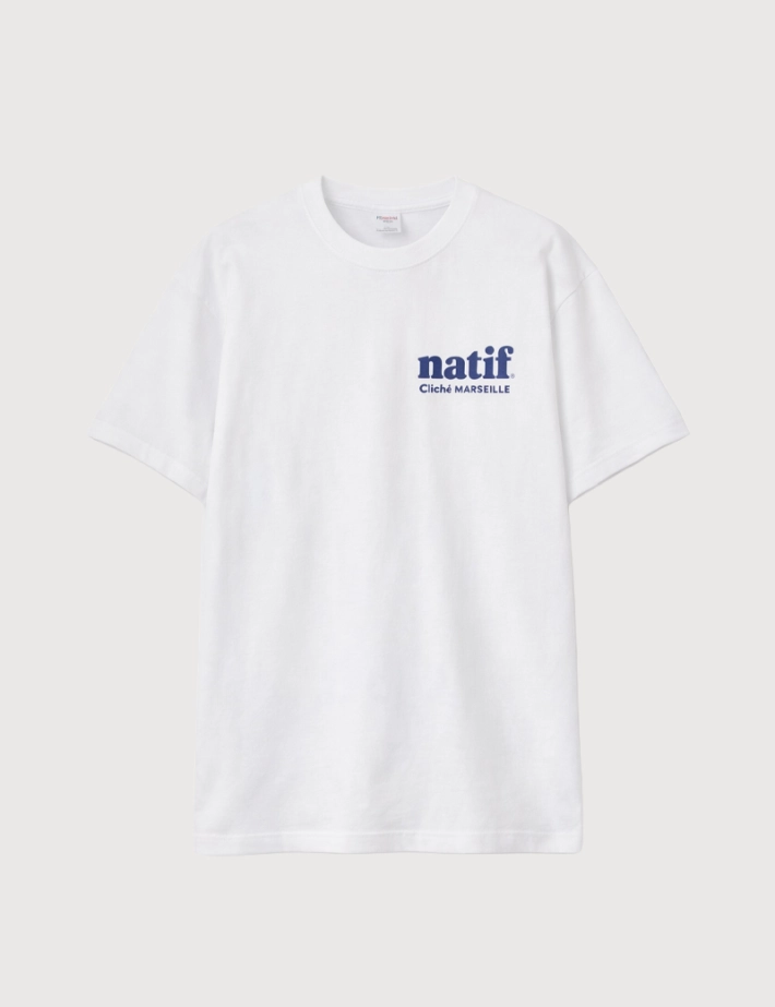 Natif T-shirt Unisexe Marseille Cliché Blanc - 9