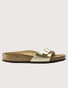 Birkenstock Sandales Madrid Birko Flor Simple Bride Doré Femme