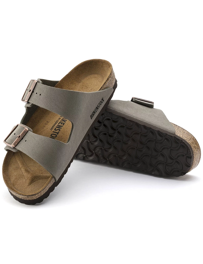 Birkenstock Sandales Arizona Birkibuc Double Bride Anthracite Homme - 3
