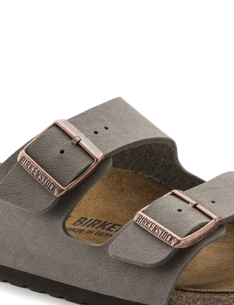 Birkenstock Sandales Arizona Birkibuc Double Bride Anthracite Homme - 6