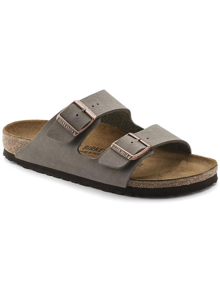 Birkenstock Sandales Arizona Birkibuc Double Bride Anthracite Homme - 7