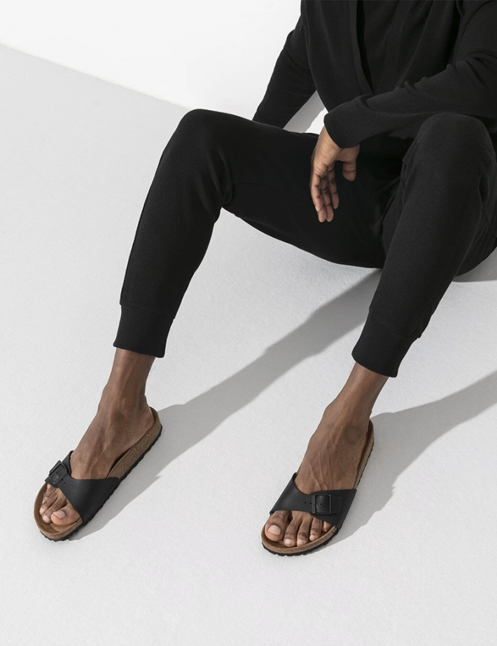 Birkenstock Sandales Madrid Birko Flor Simple Bride Noir Homme - 3