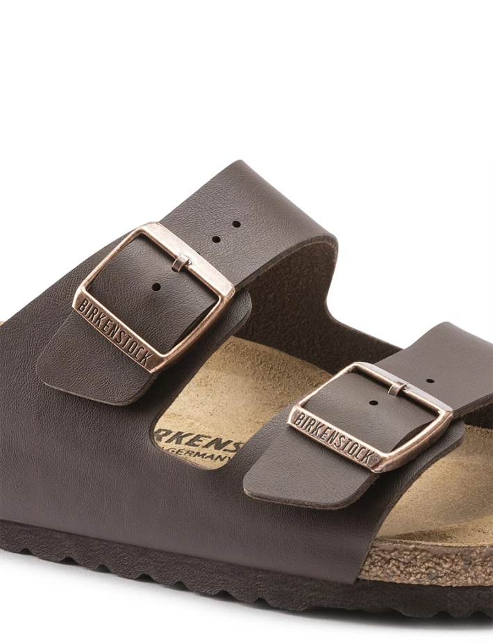 Birkenstock Sandales Arizona Birko Flor Double Bride Marron Foncé Homme - 4