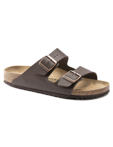 Birkenstock Sandales Arizona Birko Flor Double Bride Marron Foncé Homme - 5