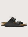 Birkenstock Sandales Arizona Birko Flor Double Bride Noir Homme