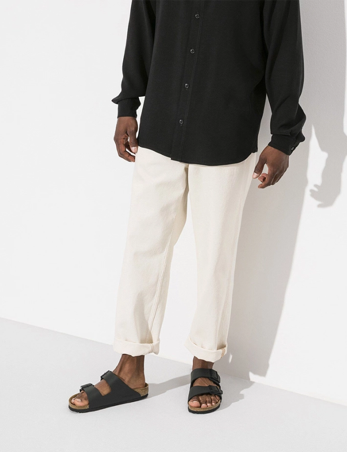 Birkenstock Sandales Arizona Birko Flor Double Bride Noir Homme - 2