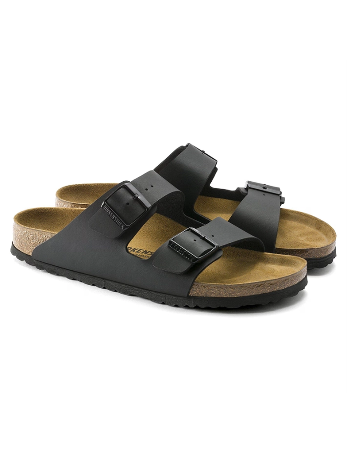 Birkenstock Sandales Arizona Birko Flor Double Bride Noir Homme - 7