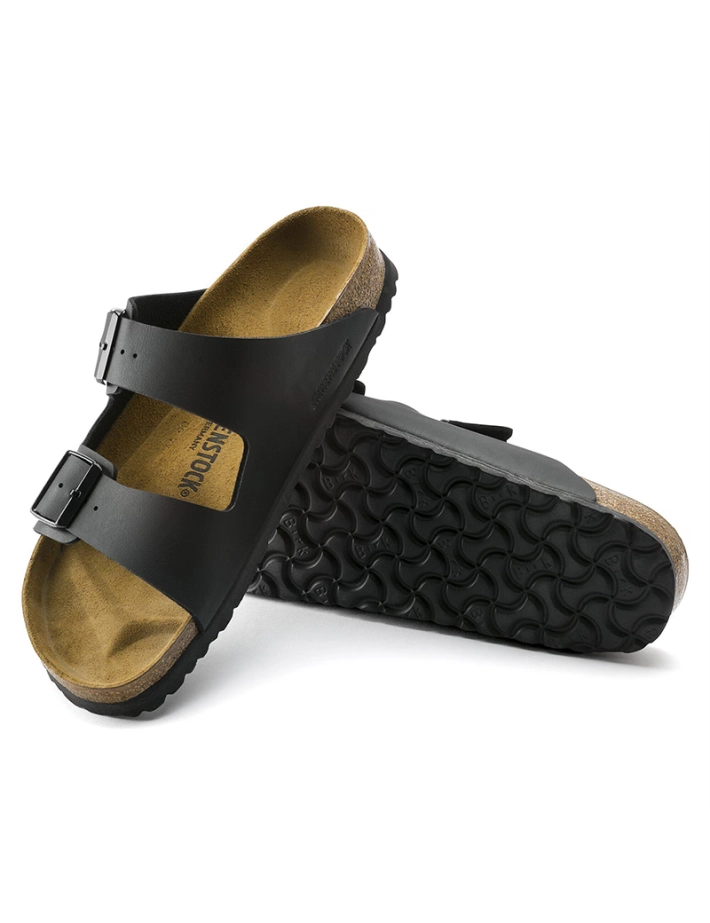 Birkenstock Sandales Arizona Birko Flor Double Bride Noir Homme - 8