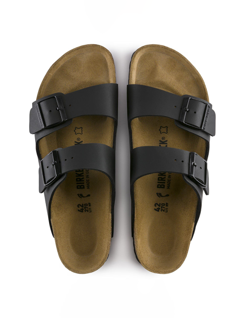 Birkenstock Sandales Arizona Birko Flor Double Bride Noir Homme - 9