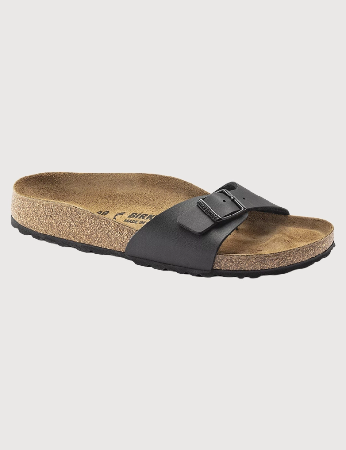 Birkenstock Sandales Madrid Birko Flor Simple Bride Noir Femme - 6