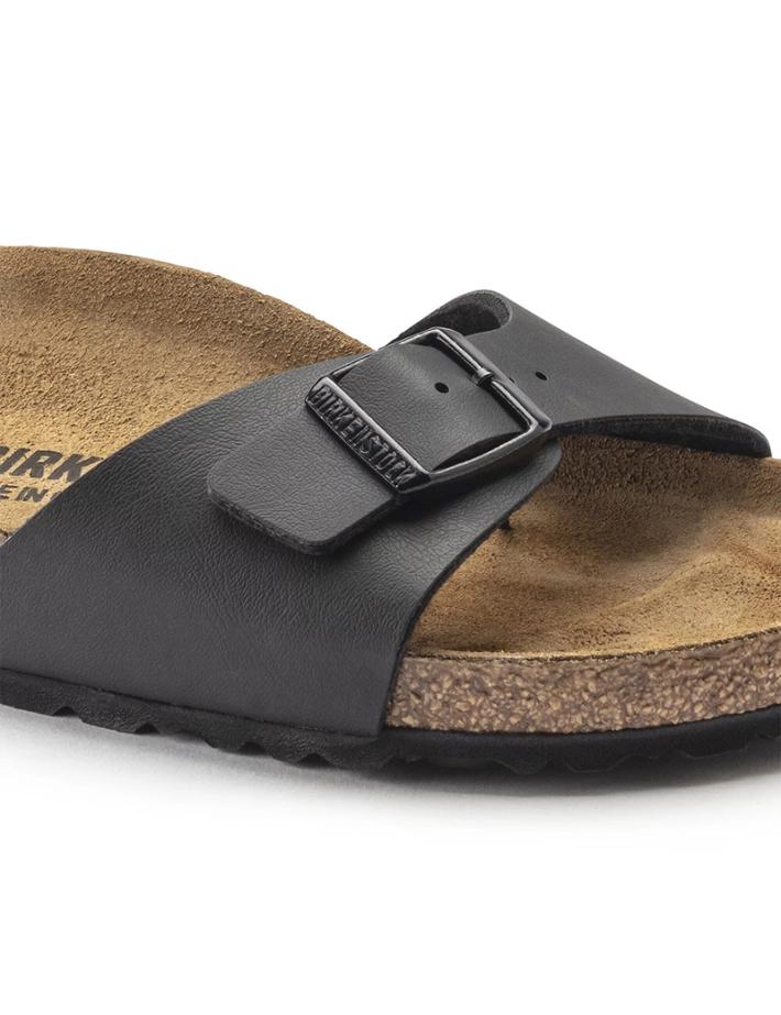 Birkenstock Sandales Madrid Birko Flor Simple Bride Noir Femme - 5