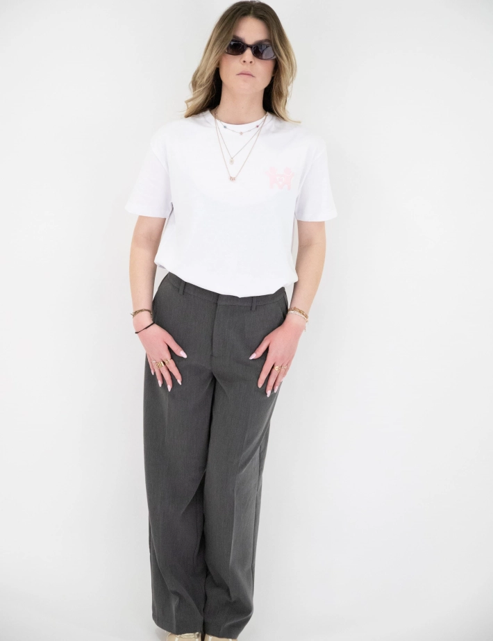 OBJECT Pantalon Femme Casual Sigrid Gris - 6