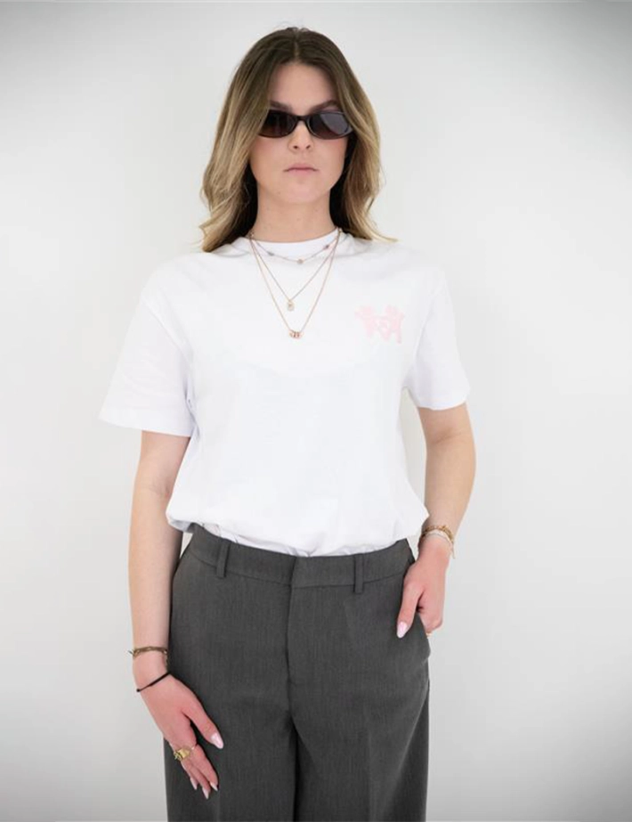 Natif T-Shirt Femme Good Vibes Only Art Blanc - 3