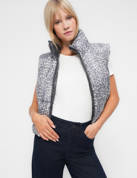 PIECES Veste Sans Manches Réversible Jimma Gris - 5