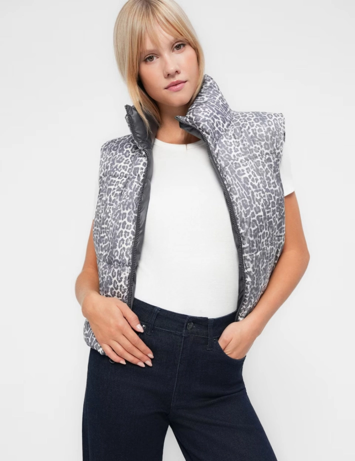 PIECES Veste Sans Manches Réversible Jimma Gris - 5