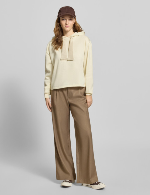 PIECES Sweat Capuche Chilli Glitter Beige - 3