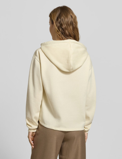 PIECES Sweat Capuche Chilli Glitter Beige - 6