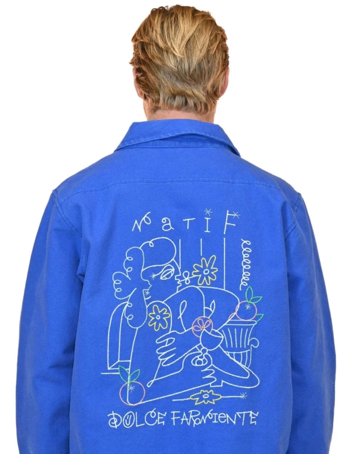 Natif Veste Unisexe Dolce Farniente Bleu - 2