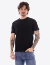 MARKUP T-Shirt Manches Courtes Homme Col Rond Noir