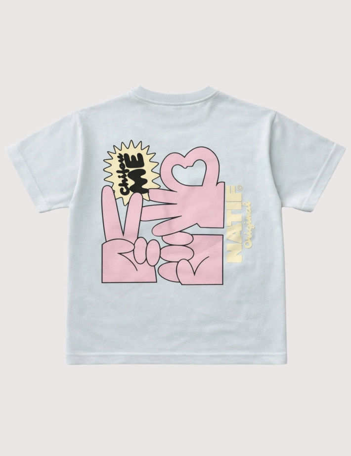 Natif T-Shirt Enfant Chifou Me Bleu - 2